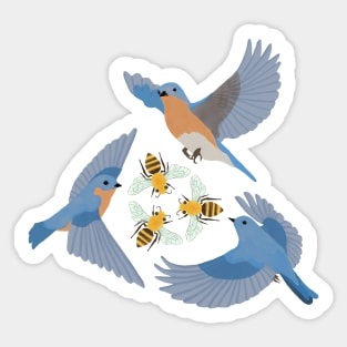 The Birds and the Bees Sticker